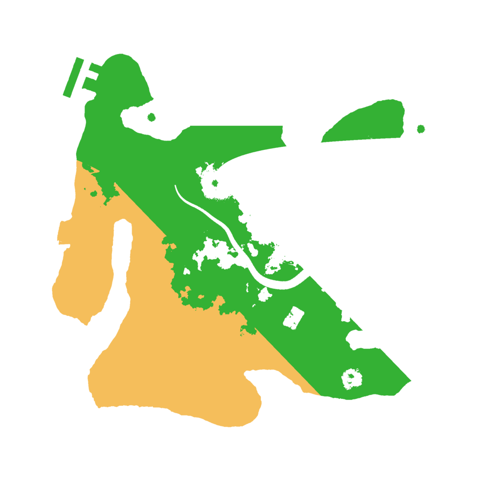 Biome Rust Map: Procedural Map, Size: 2500, Seed: 1797895246