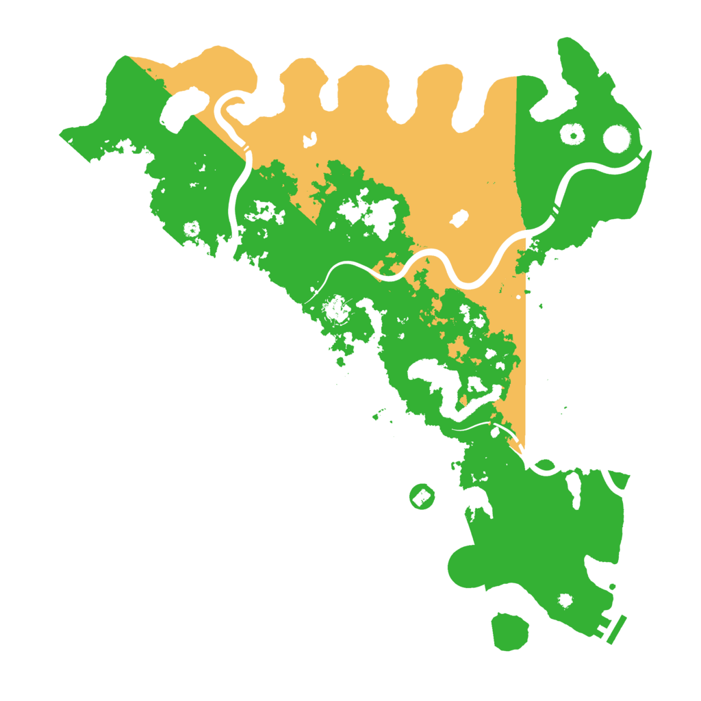 Biome Rust Map: Procedural Map, Size: 4500, Seed: 837379723