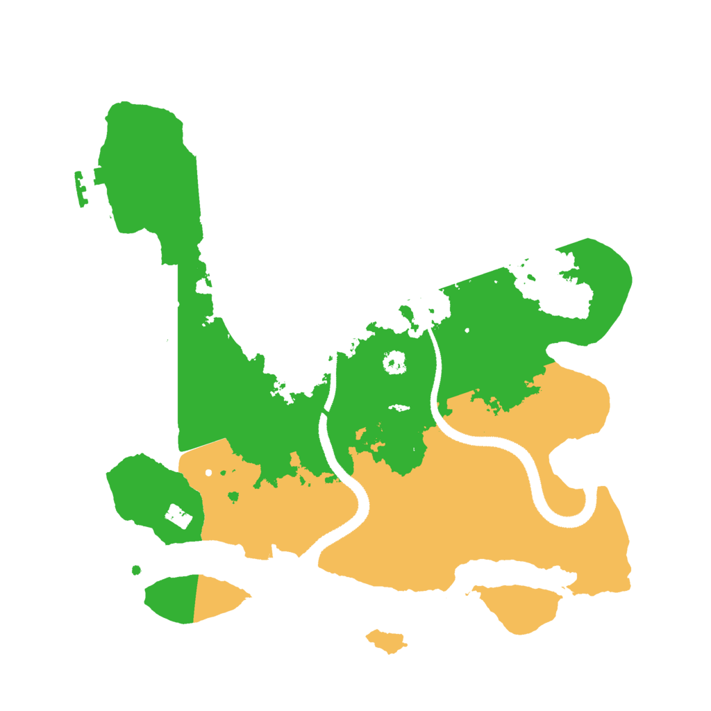 Biome Rust Map: Procedural Map, Size: 3000, Seed: 447891955