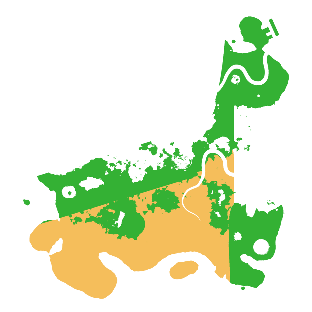 Biome Rust Map: Procedural Map, Size: 3500, Seed: 1687900554