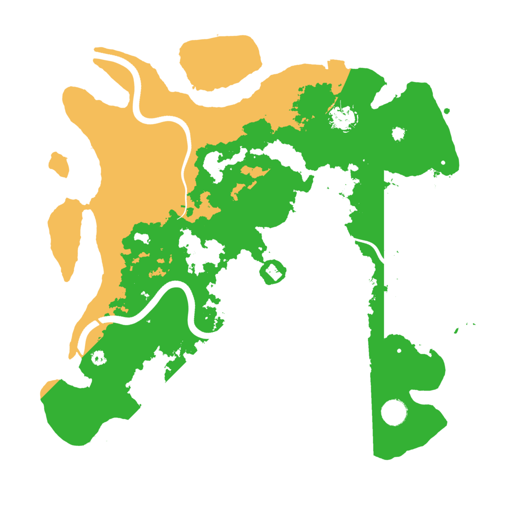 Biome Rust Map: Procedural Map, Size: 3500, Seed: 12388380