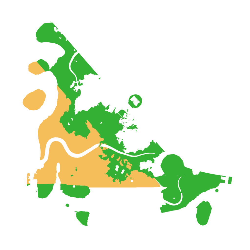 Biome Rust Map: Procedural Map, Size: 3000, Seed: 1656504454