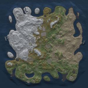 Thumbnail Rust Map: Procedural Map, Size: 4250, Seed: 170957789, 19 Monuments