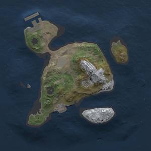 Thumbnail Rust Map: Procedural Map, Size: 2000, Seed: 1369419709, 5 Monuments