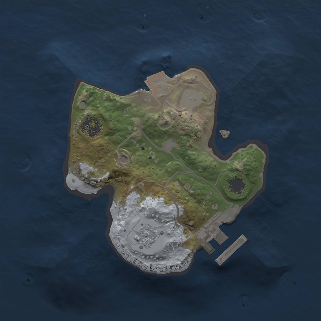 Rust Map: Procedural Map, Size: 1700, Seed: 359207356, 5 Monuments