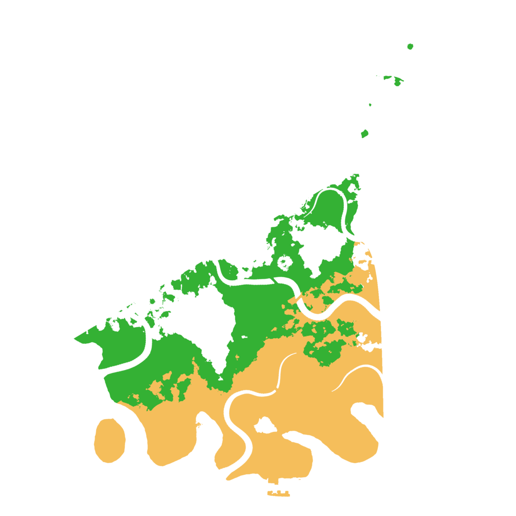 Biome Rust Map: Procedural Map, Size: 3500, Seed: 694749274