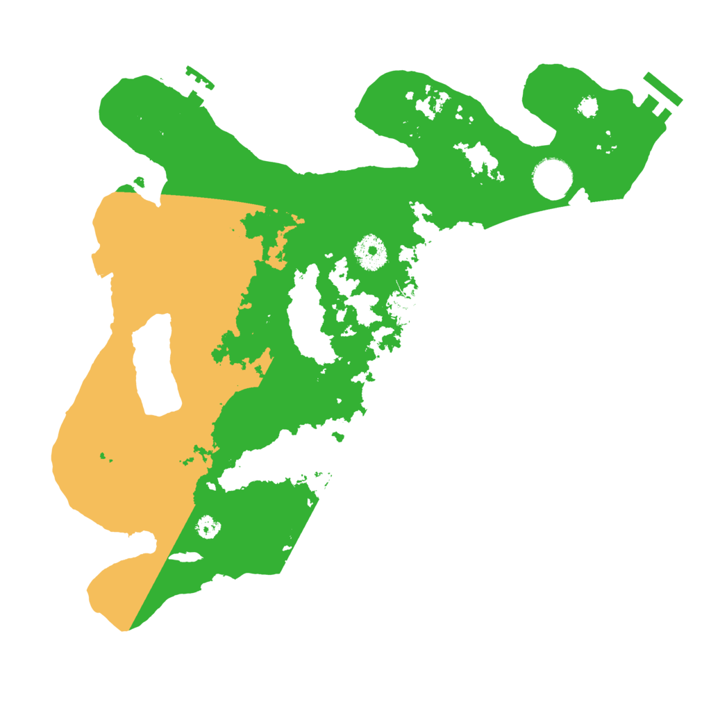 Biome Rust Map: Procedural Map, Size: 3200, Seed: 1145141919