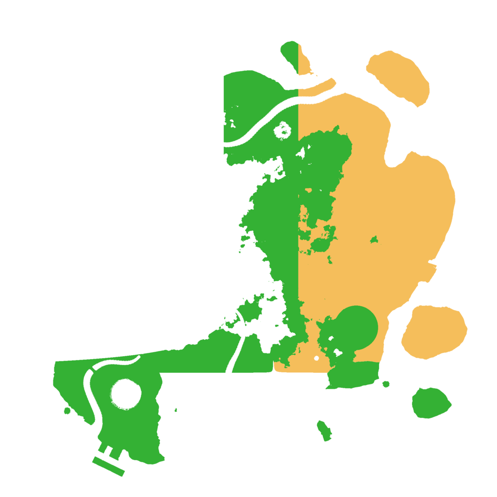 Biome Rust Map: Procedural Map, Size: 3000, Seed: 1720015507