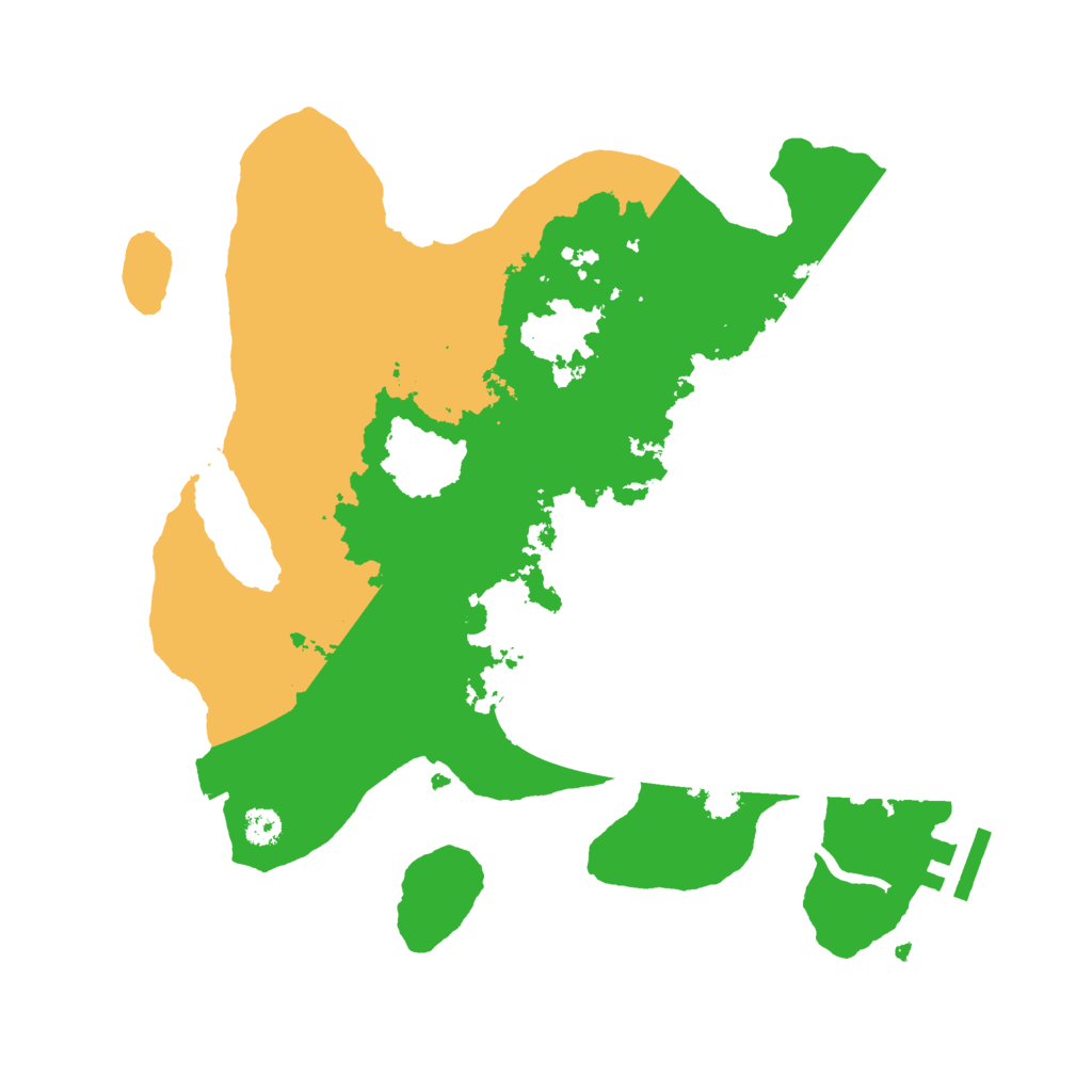 Biome Rust Map: Procedural Map, Size: 3000, Seed: 966145005