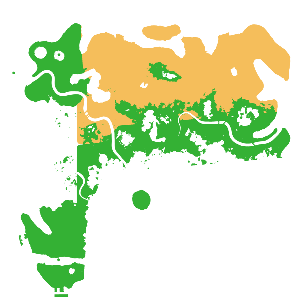 Biome Rust Map: Procedural Map, Size: 4500, Seed: 2061478871