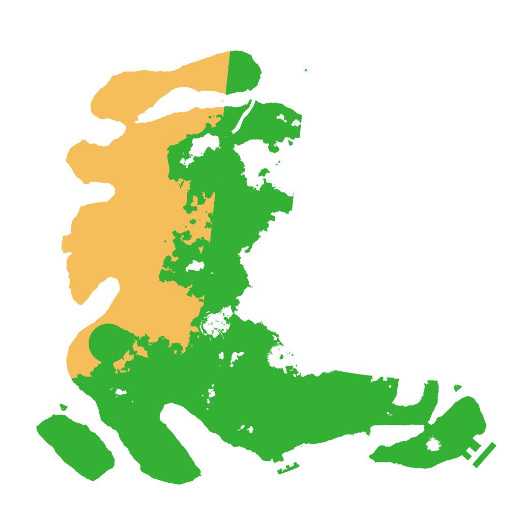 Biome Rust Map: Procedural Map, Size: 3500, Seed: 1450967242