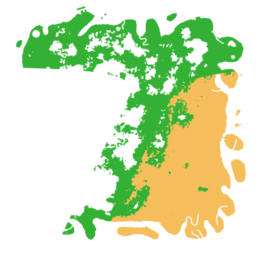 Biome Rust Map: Procedural Map, Size: 6000, Seed: 18765720
