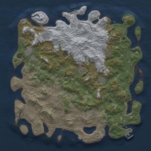 Thumbnail Rust Map: Procedural Map, Size: 4750, Seed: 1975893295, 19 Monuments