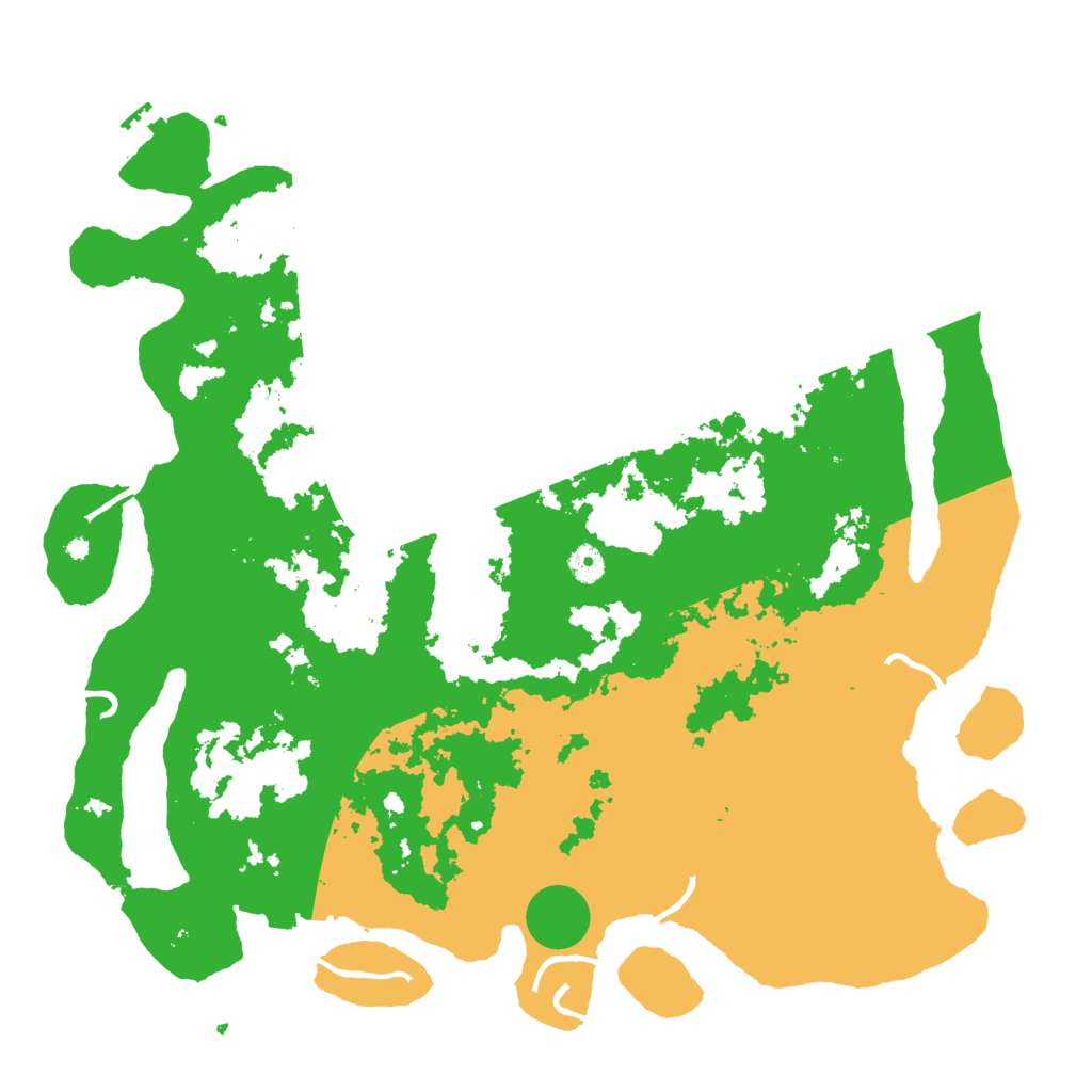 Biome Rust Map: Procedural Map, Size: 4500, Seed: 513546