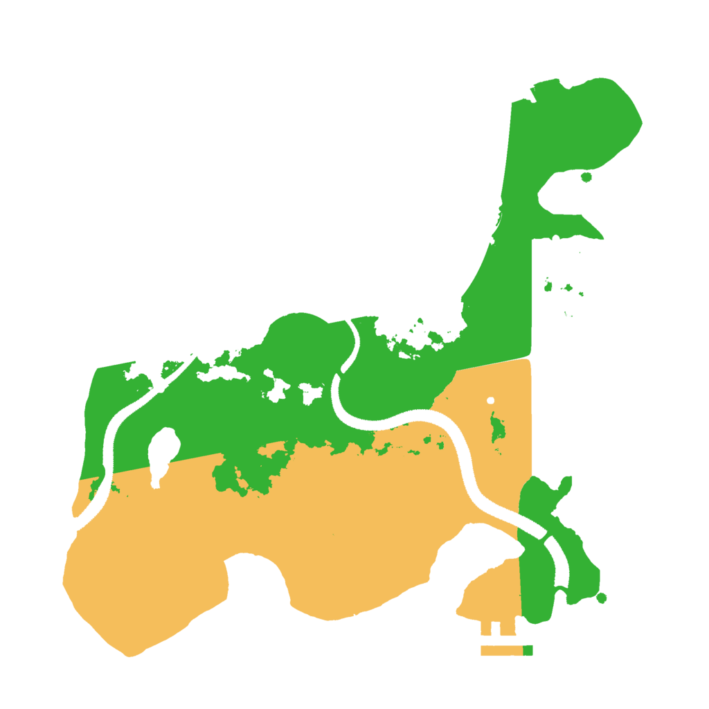 Biome Rust Map: Procedural Map, Size: 2750, Seed: 2584691
