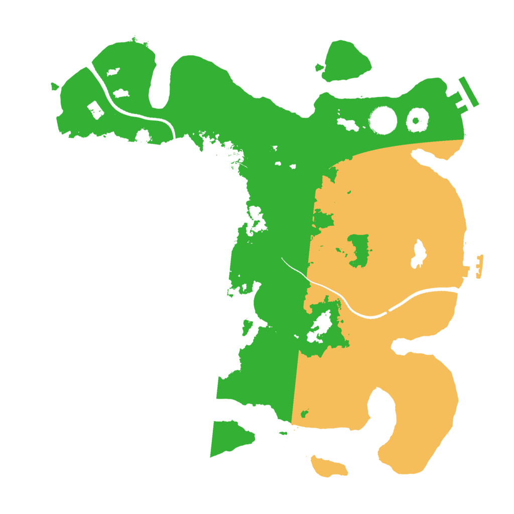 Biome Rust Map: Procedural Map, Size: 3250, Seed: 974812483