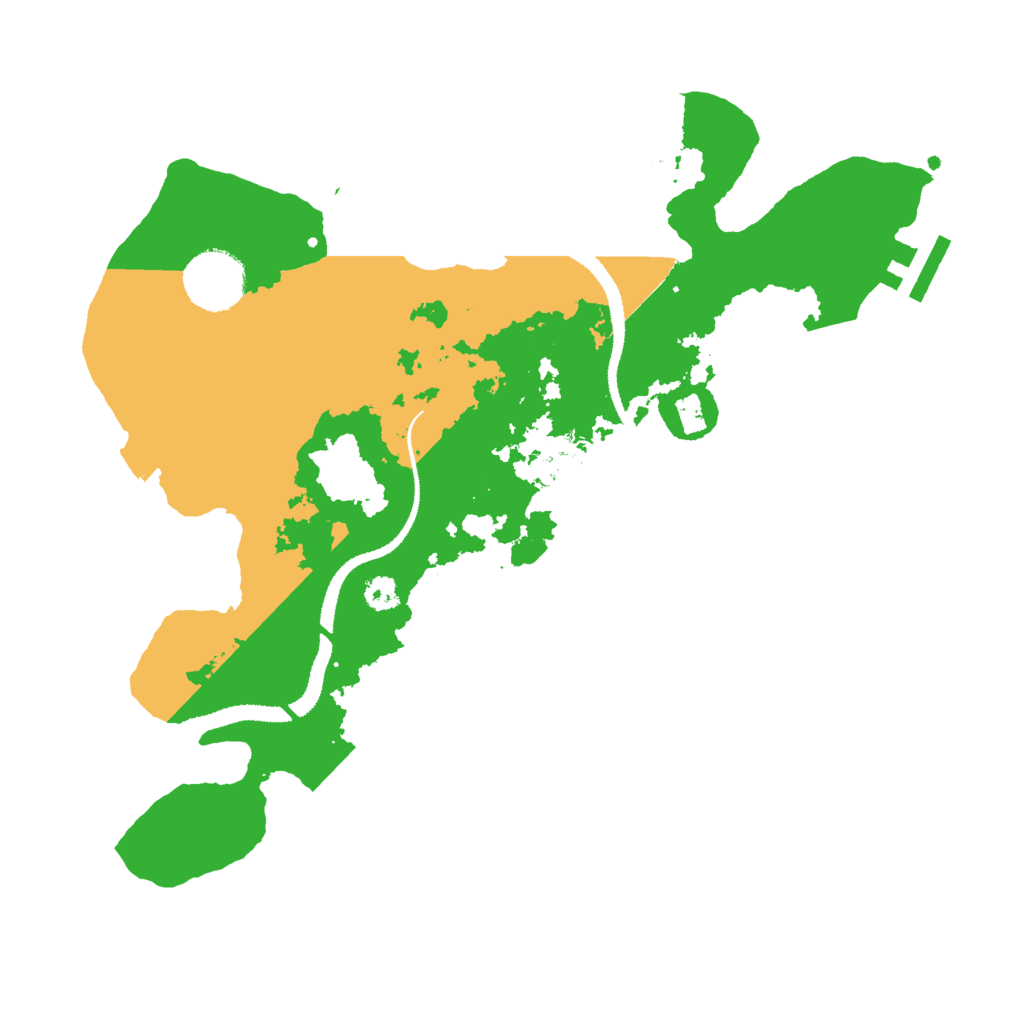 Biome Rust Map: Procedural Map, Size: 3000, Seed: 50600