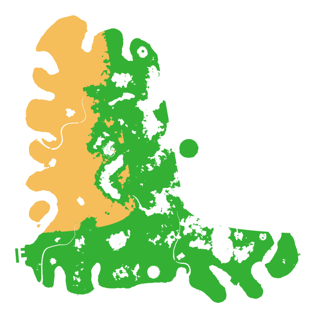 Biome Rust Map: Procedural Map, Size: 4500, Seed: 436951154
