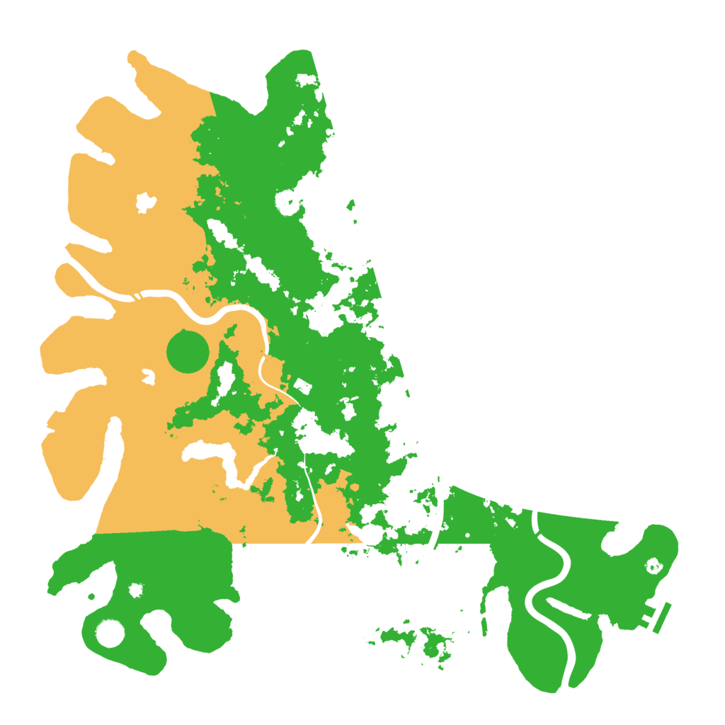 Biome Rust Map: Procedural Map, Size: 4500, Seed: 22481
