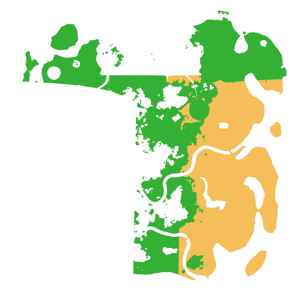 Biome Rust Map: Procedural Map, Size: 4000, Seed: 1218867661