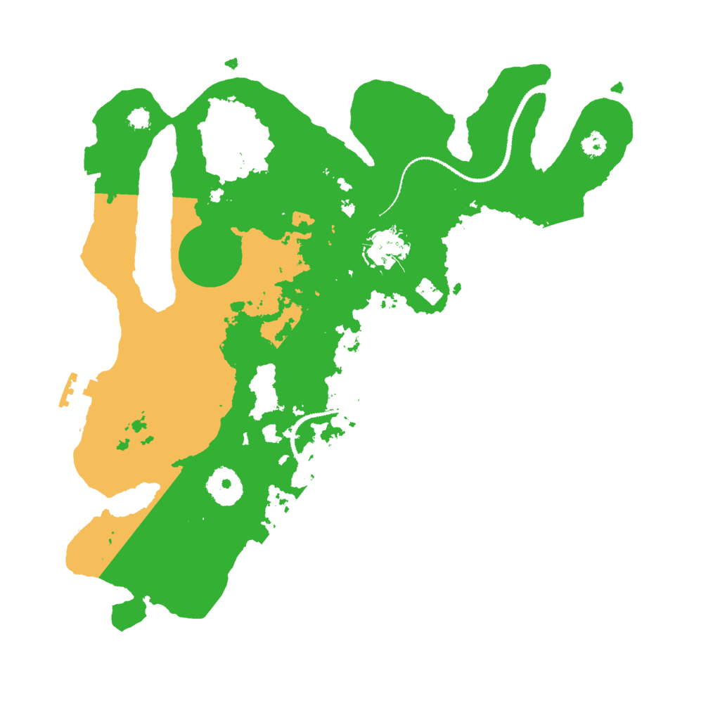 Biome Rust Map: Procedural Map, Size: 3000, Seed: 19791031