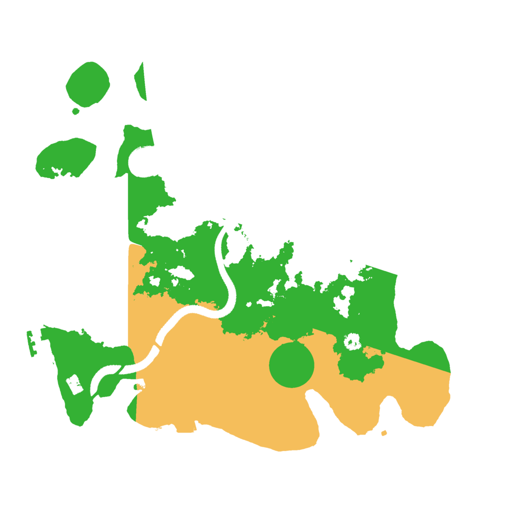 Biome Rust Map: Procedural Map, Size: 3000, Seed: 678244348