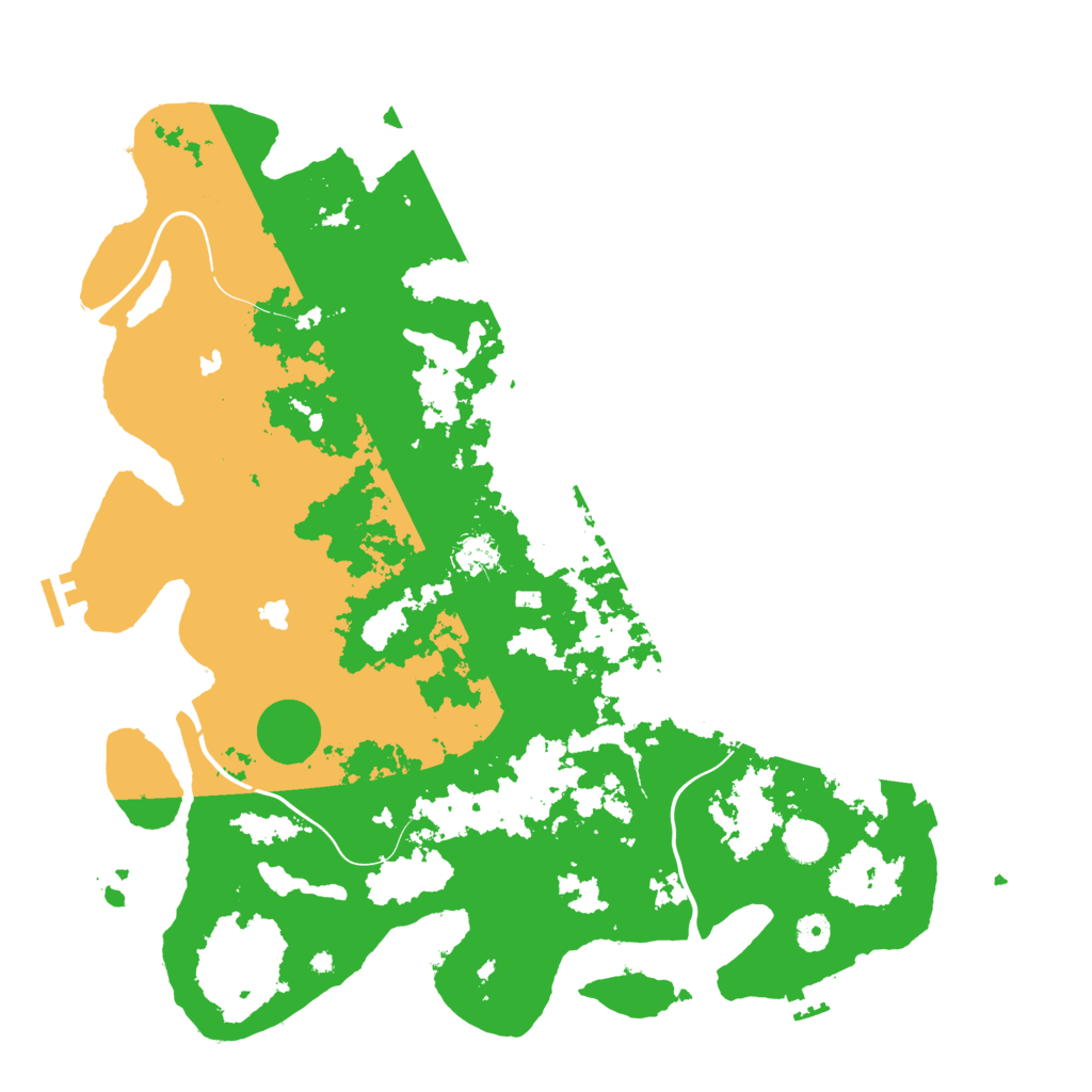 Biome Rust Map: Procedural Map, Size: 4500, Seed: 458359023