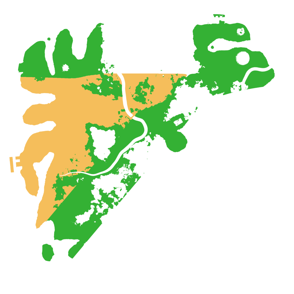 Biome Rust Map: Procedural Map, Size: 3850, Seed: 18892098