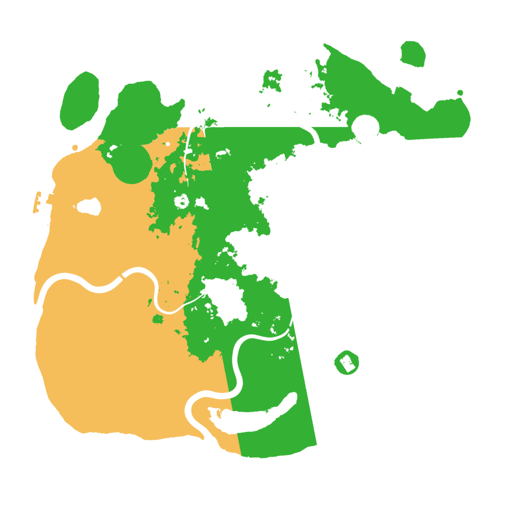 Biome Rust Map: Procedural Map, Size: 3500, Seed: 1909508307