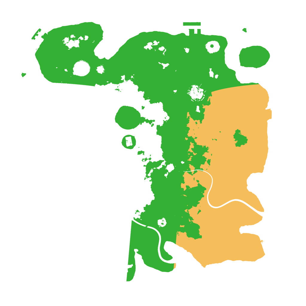 Biome Rust Map: Procedural Map, Size: 3500, Seed: 717397620