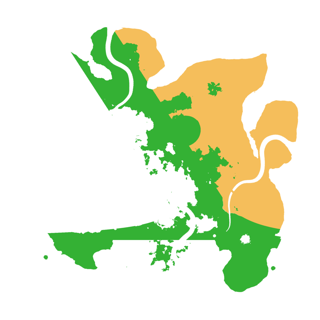 Biome Rust Map: Procedural Map, Size: 3000, Seed: 1688021403