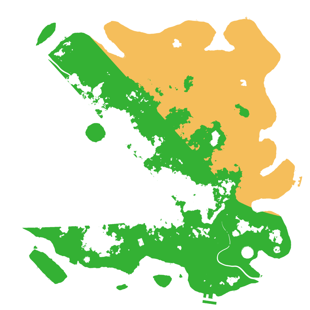 Biome Rust Map: Procedural Map, Size: 4500, Seed: 8855664