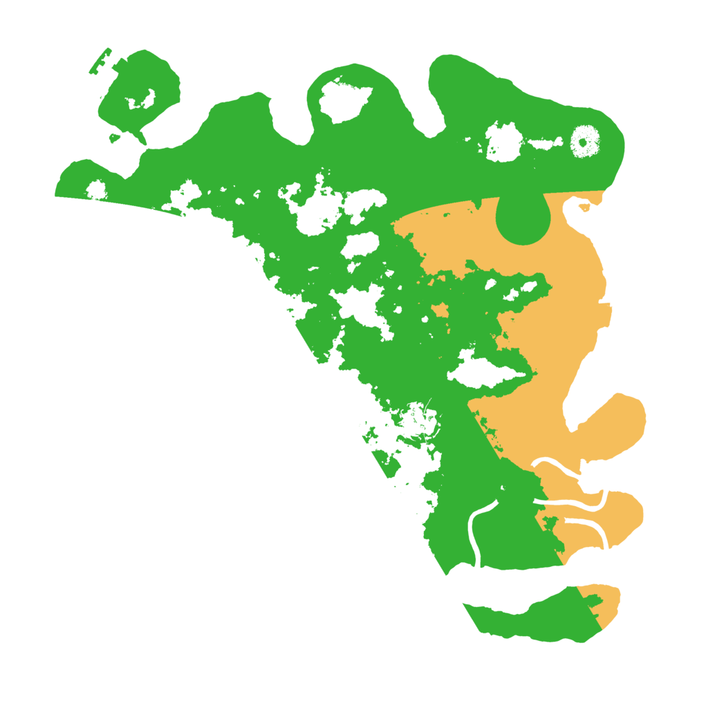 Biome Rust Map: Procedural Map, Size: 3400, Seed: 84024263