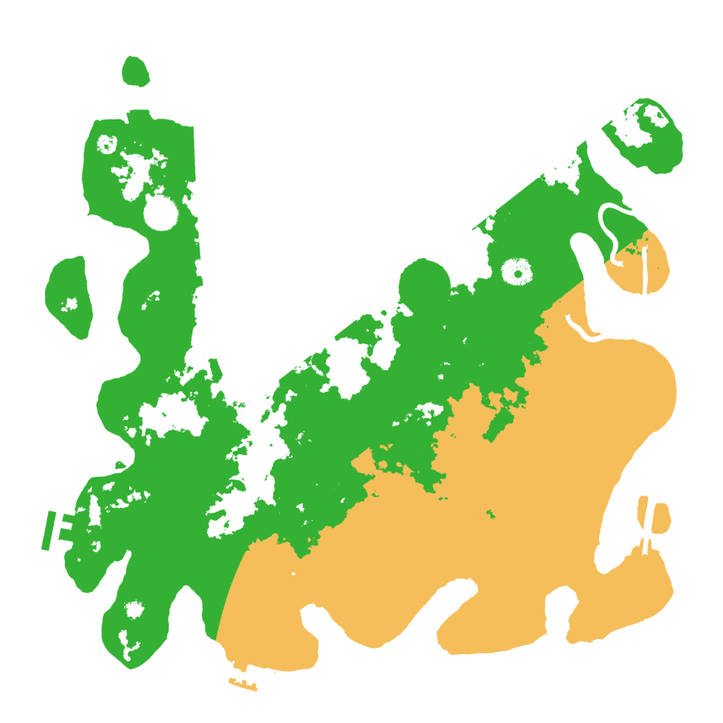 Biome Rust Map: Procedural Map, Size: 3700, Seed: 7747547