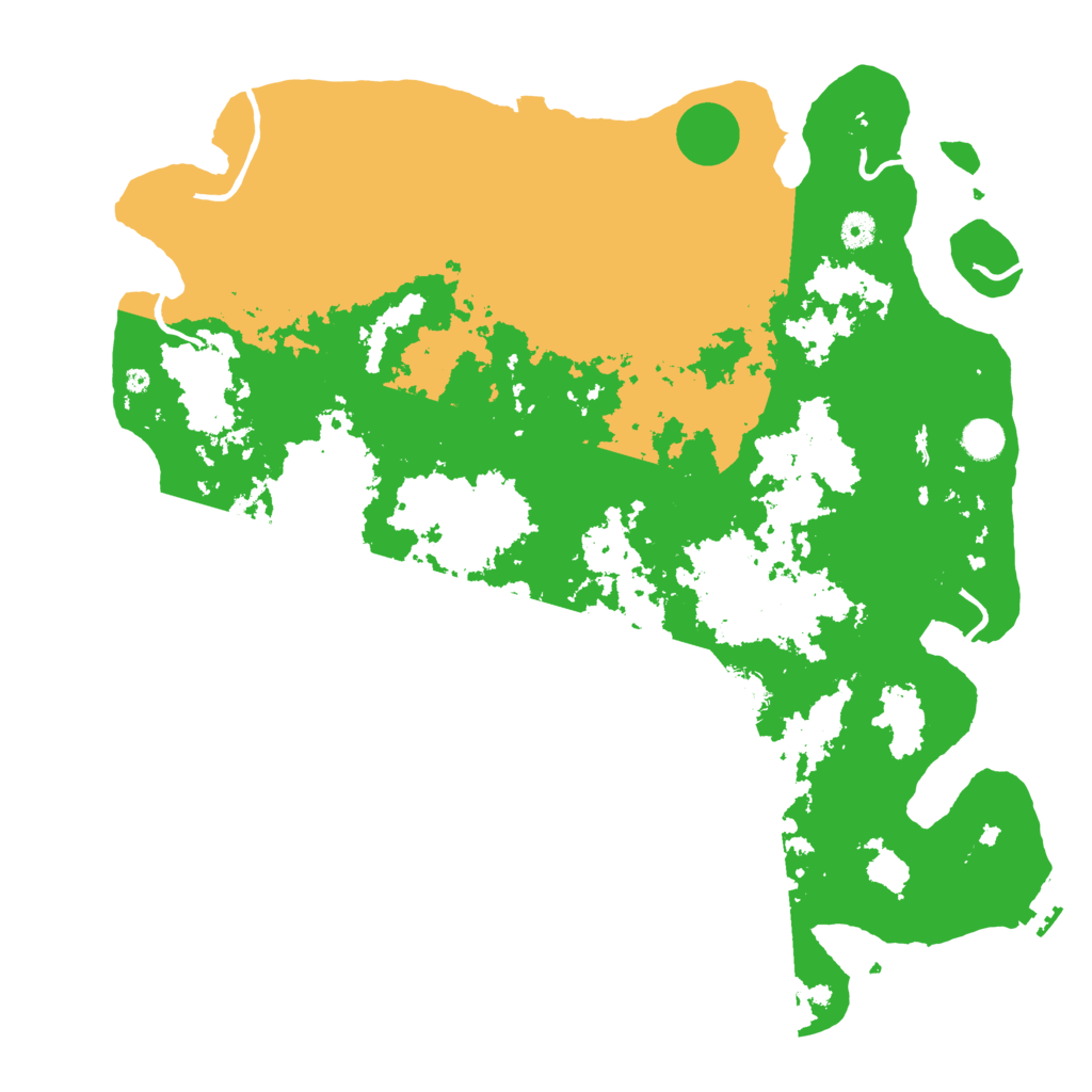 Biome Rust Map: Procedural Map, Size: 4560, Seed: 2147483647