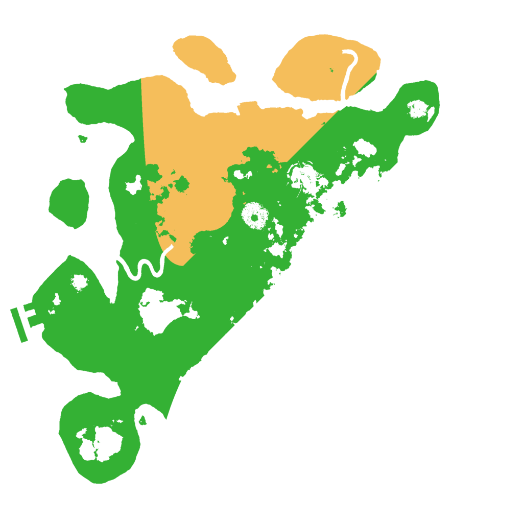 Biome Rust Map: Procedural Map, Size: 3000, Seed: 87464846