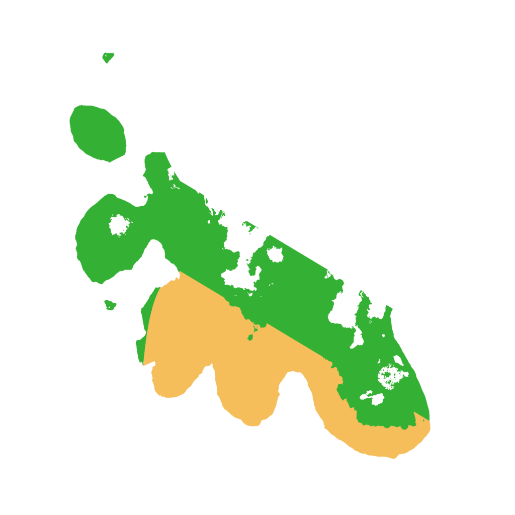 Biome Rust Map: Procedural Map, Size: 2300, Seed: 793613345