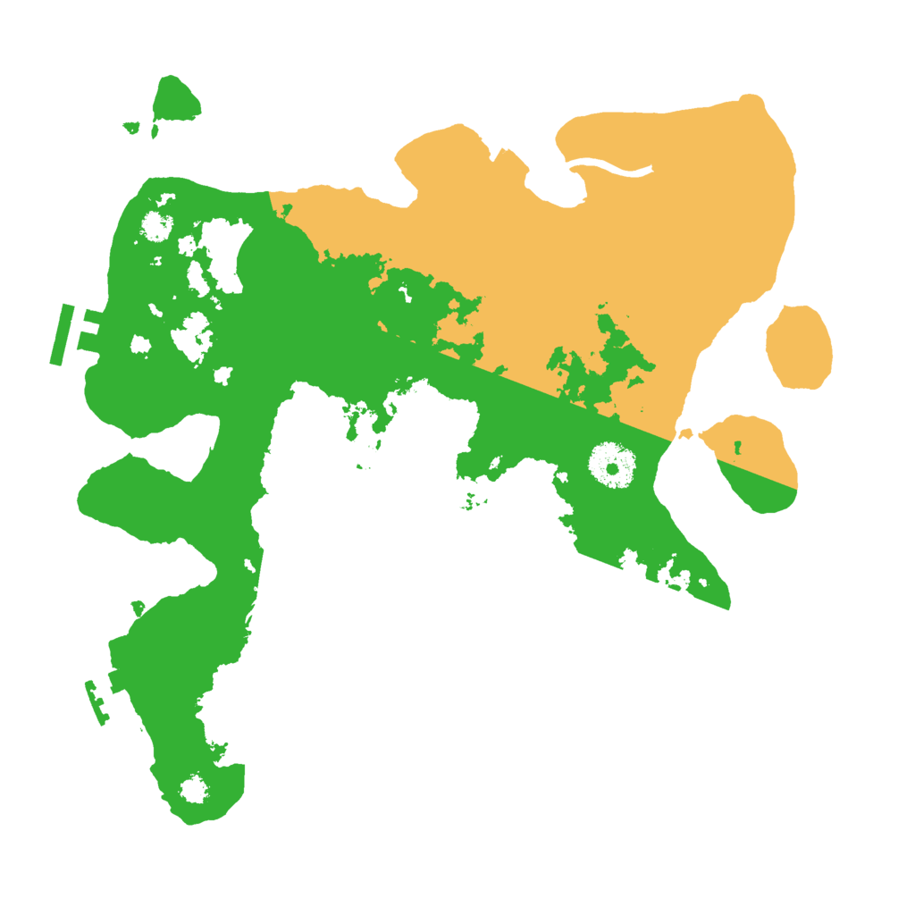 Biome Rust Map: Procedural Map, Size: 3000, Seed: 19789