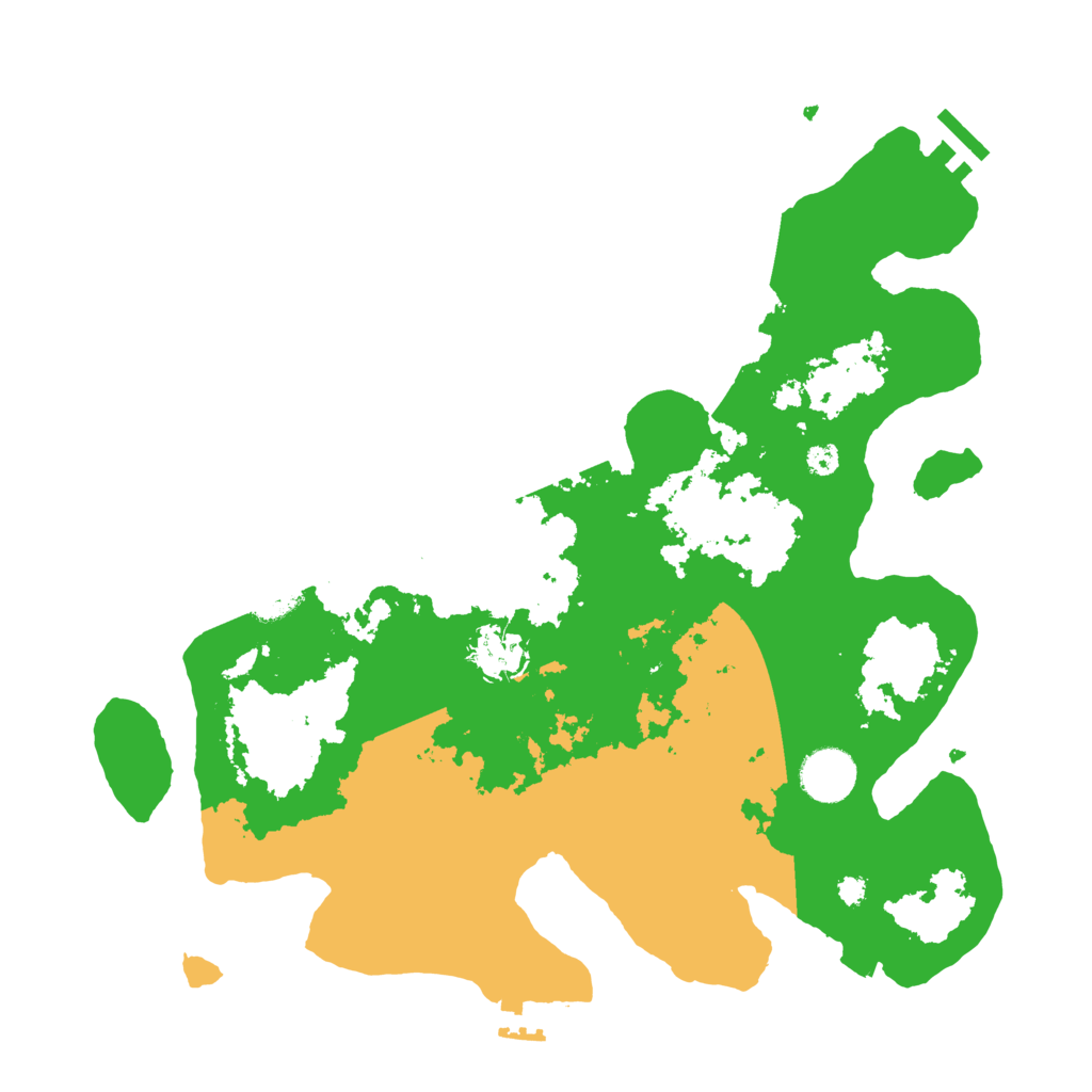 Biome Rust Map: Procedural Map, Size: 3500, Seed: 2066137877