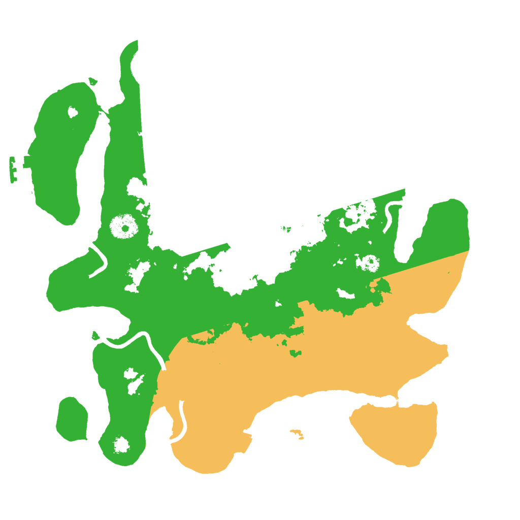 Biome Rust Map: Procedural Map, Size: 3000, Seed: 11860