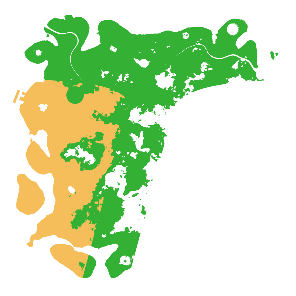 Biome Rust Map: Procedural Map, Size: 4500, Seed: 890221381