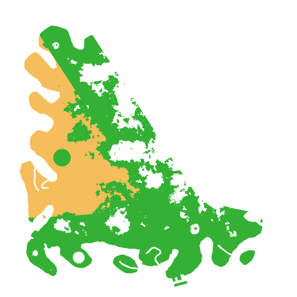 Biome Rust Map: Procedural Map, Size: 4500, Seed: 493410547