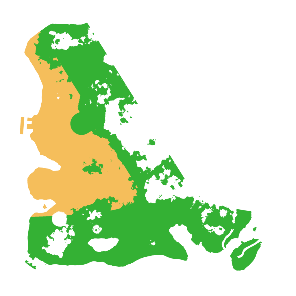 Biome Rust Map: Procedural Map, Size: 3500, Seed: 11941458