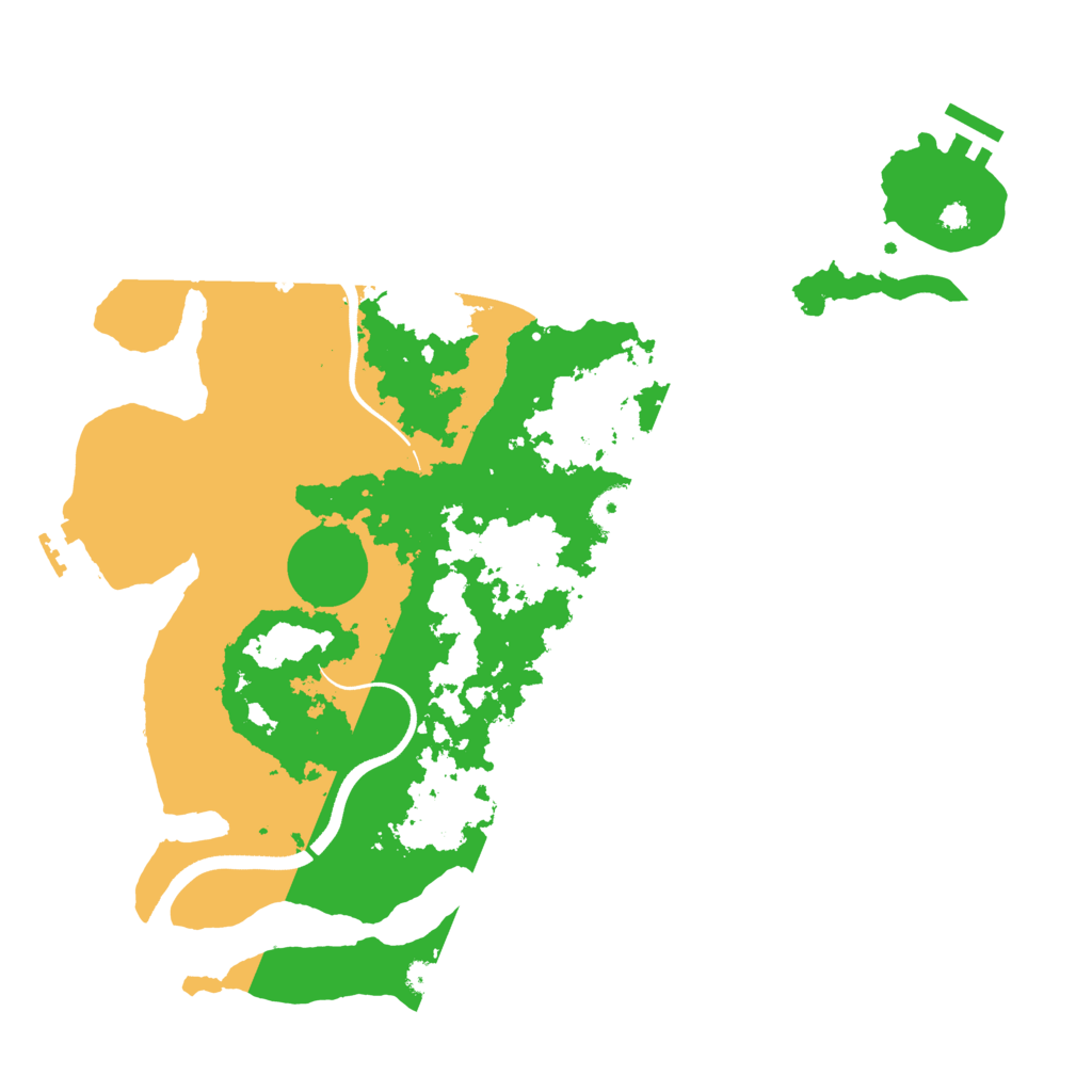 Biome Rust Map: Procedural Map, Size: 3600, Seed: 1082024