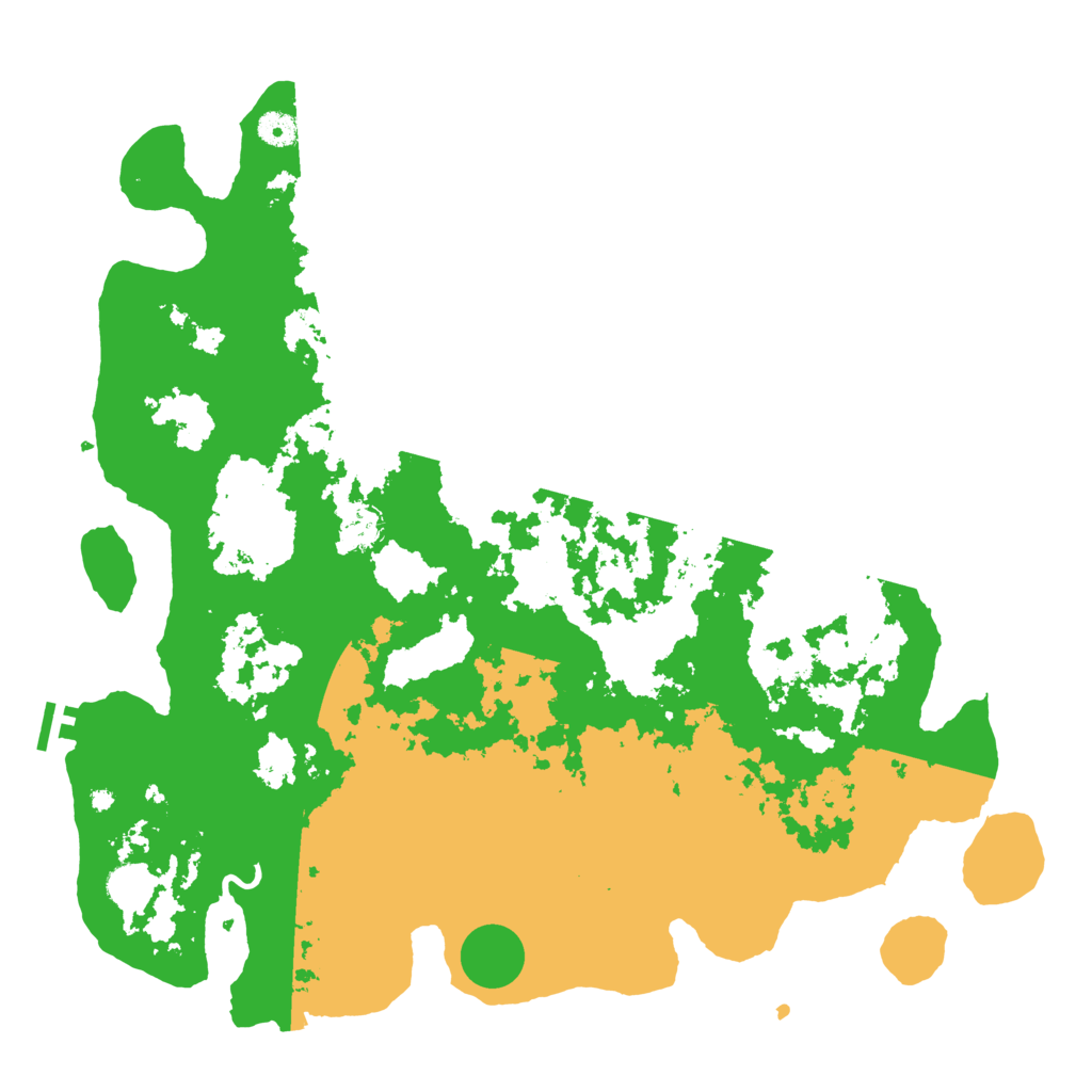 Biome Rust Map: Procedural Map, Size: 4500, Seed: 859609543