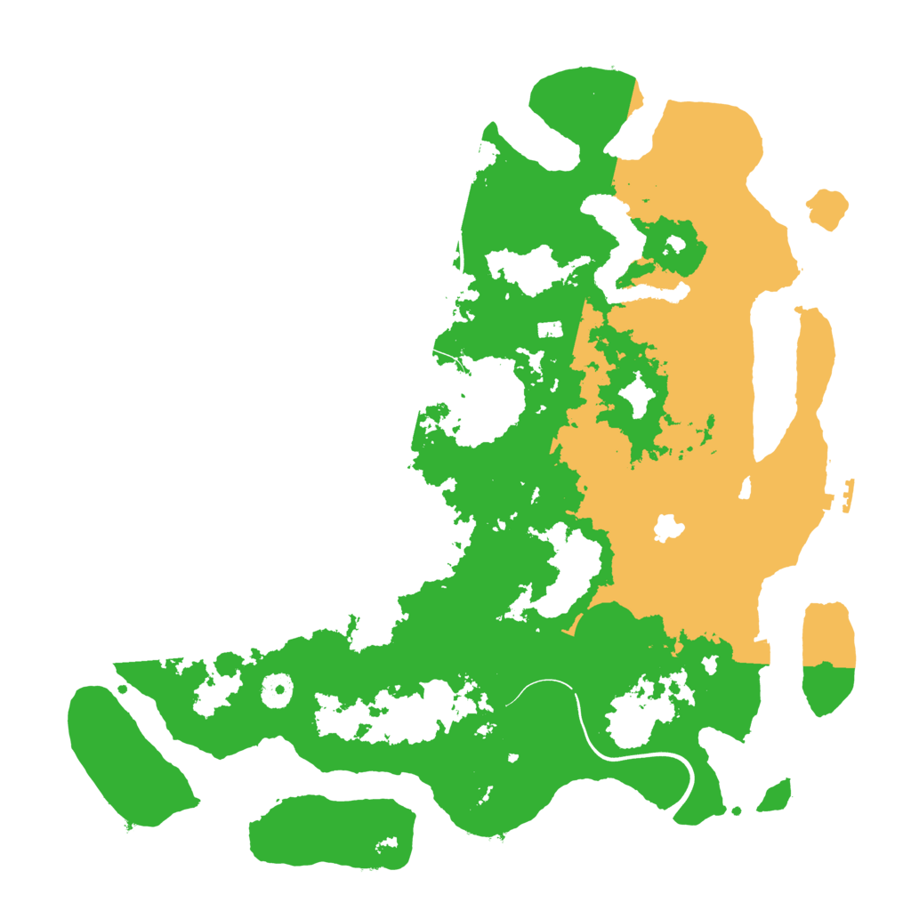 Biome Rust Map: Procedural Map, Size: 4000, Seed: 1181791261