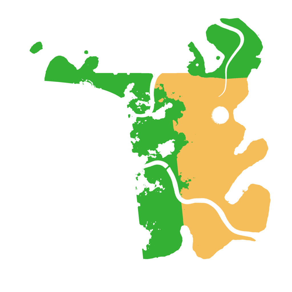 Biome Rust Map: Procedural Map, Size: 3000, Seed: 2017396048