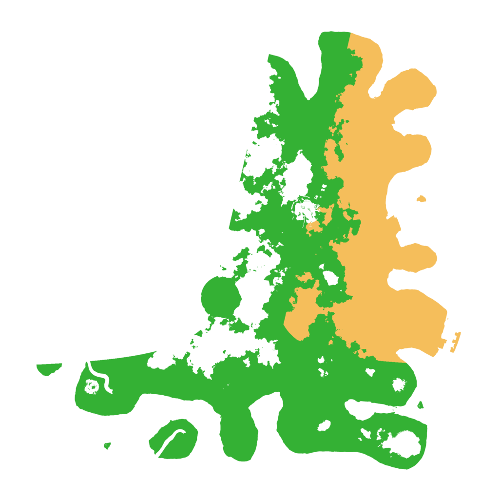 Biome Rust Map: Procedural Map, Size: 3500, Seed: 798699043