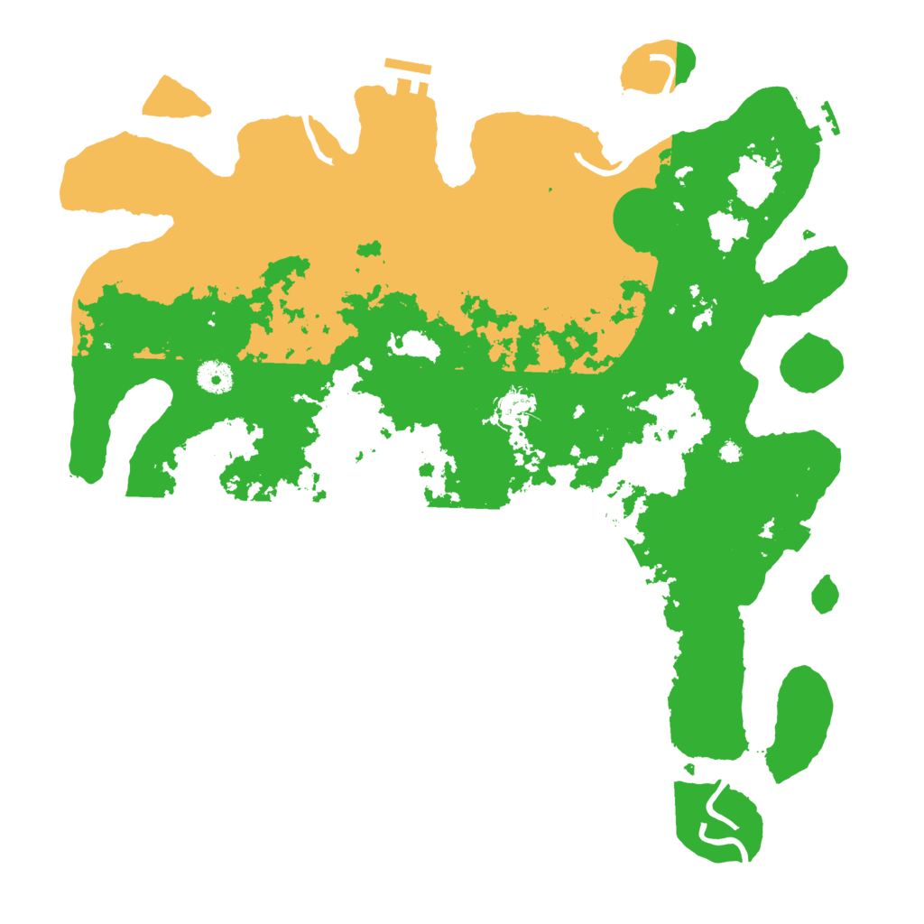 Biome Rust Map: Procedural Map, Size: 4000, Seed: 8523