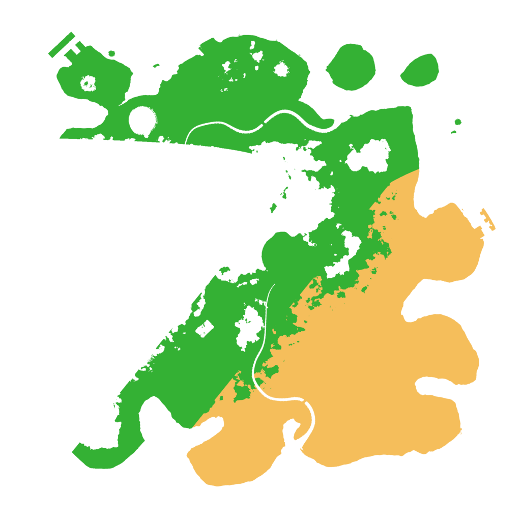 Biome Rust Map: Procedural Map, Size: 3300, Seed: 1424520232
